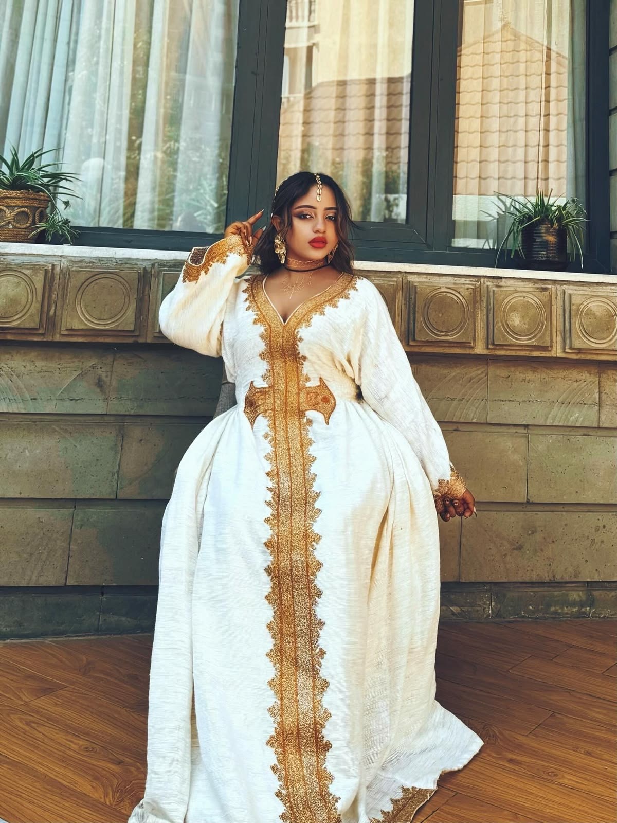 Gold Spire Kaftan
